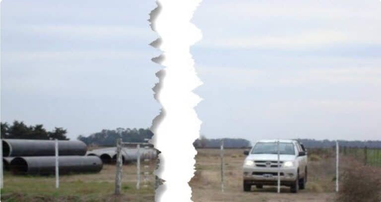 The image shows a pickup truck arriving at a construction site. How to Calculate Indirect Labor