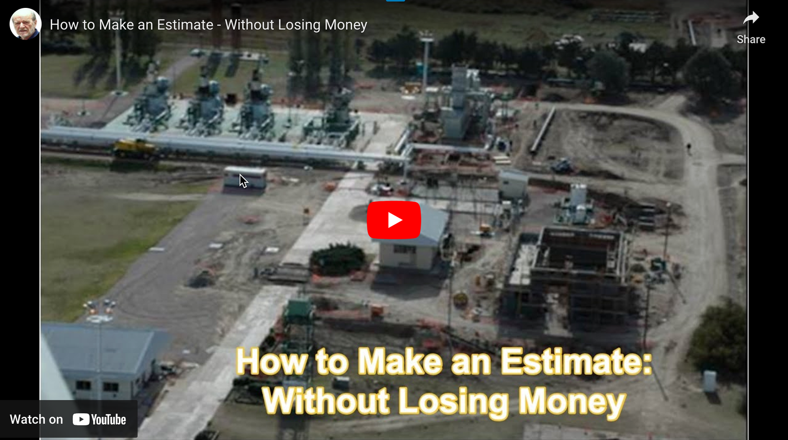 Thumbnail of the video How to Make an Estimate – Without Losing Money